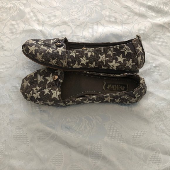 Denim Blue Star Canvas Flats - Picture 5 of 8